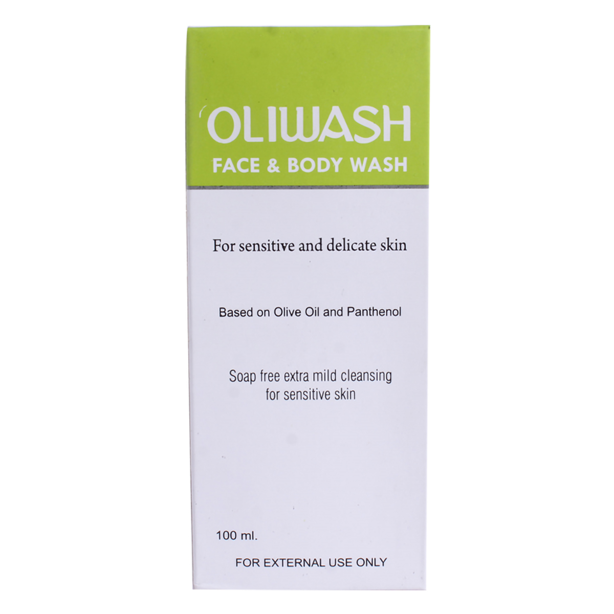 Oliwash Face and Body Wash 100 ml | Olive Oil & Panthenol | Mild Cleansing | For Sensitive & Delicate Skin, Pack of 1 Oliwash Face and Body Wash 100 ml | Olive Oil & Panthenol | Mild Cleansing | For Sensitive & Delicate Skin, Pack of 1
