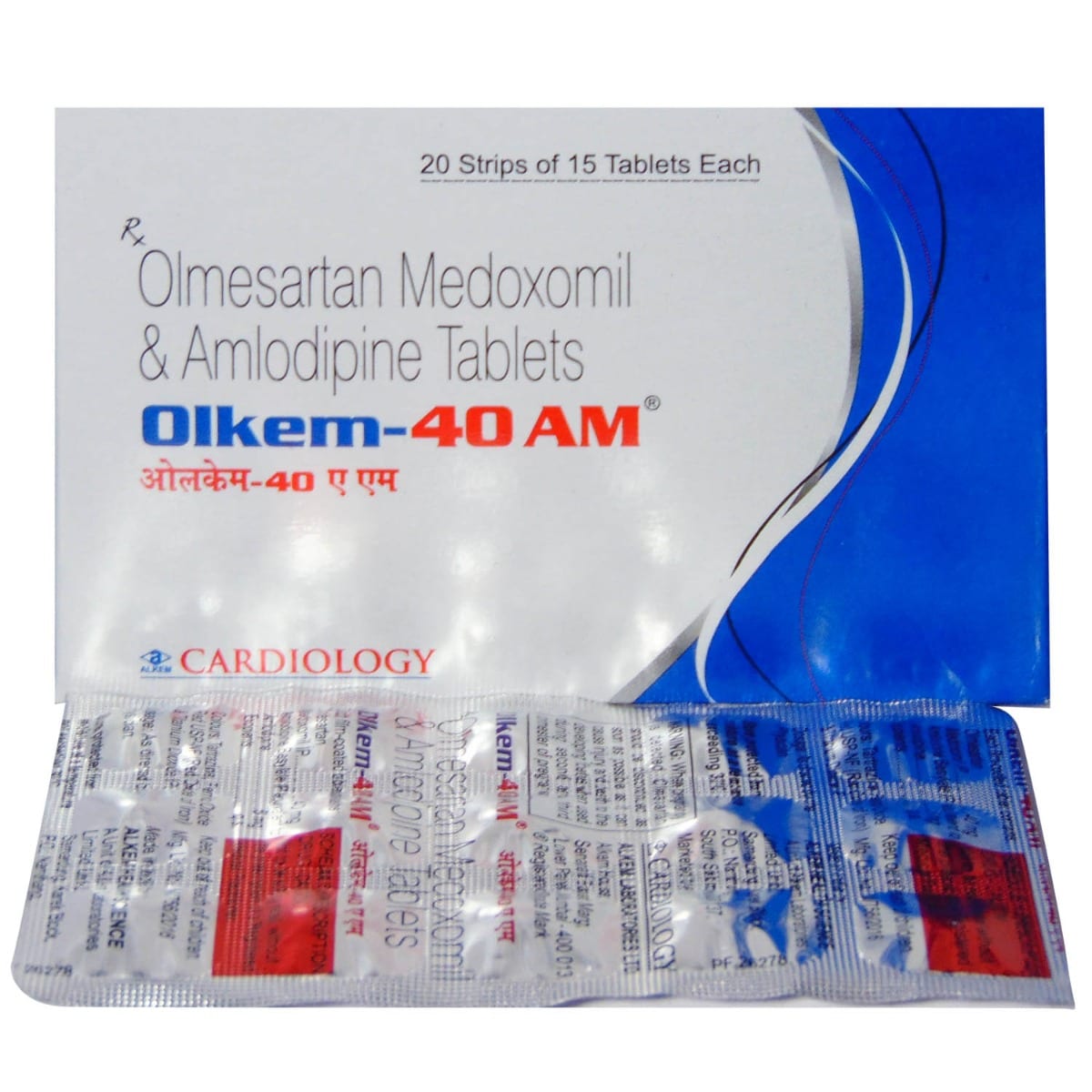 Olkem-40 AM Tablet 15's, Pack of 15 TabletS Olkem-40 AM Tablet 15's, Pack of 15 TabletS