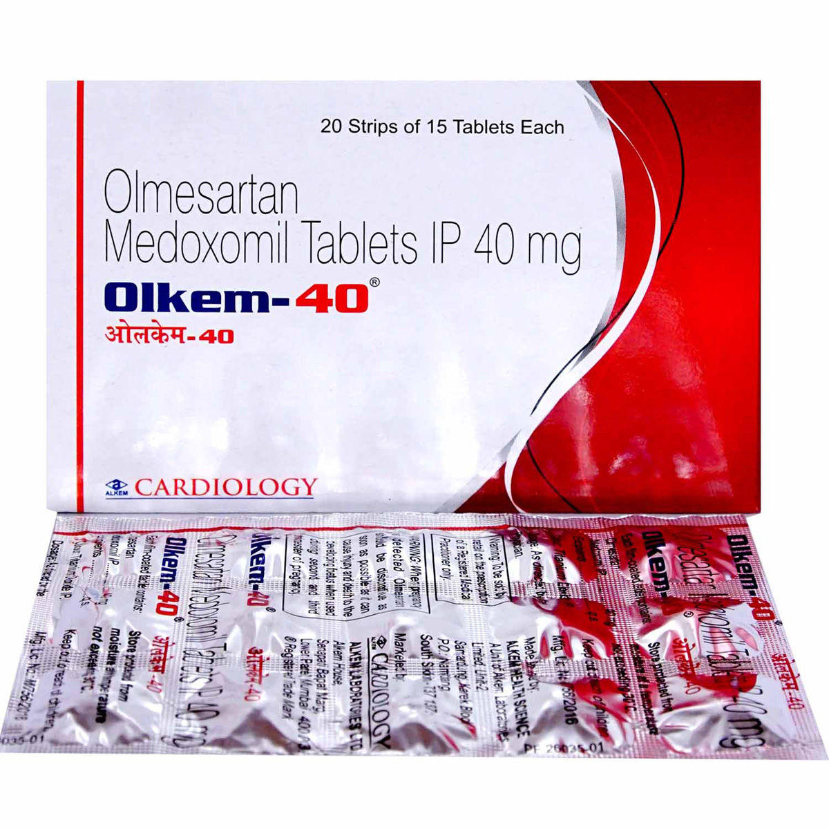 Olkem-40 Tablet 15's, Pack of 15 TABLETS