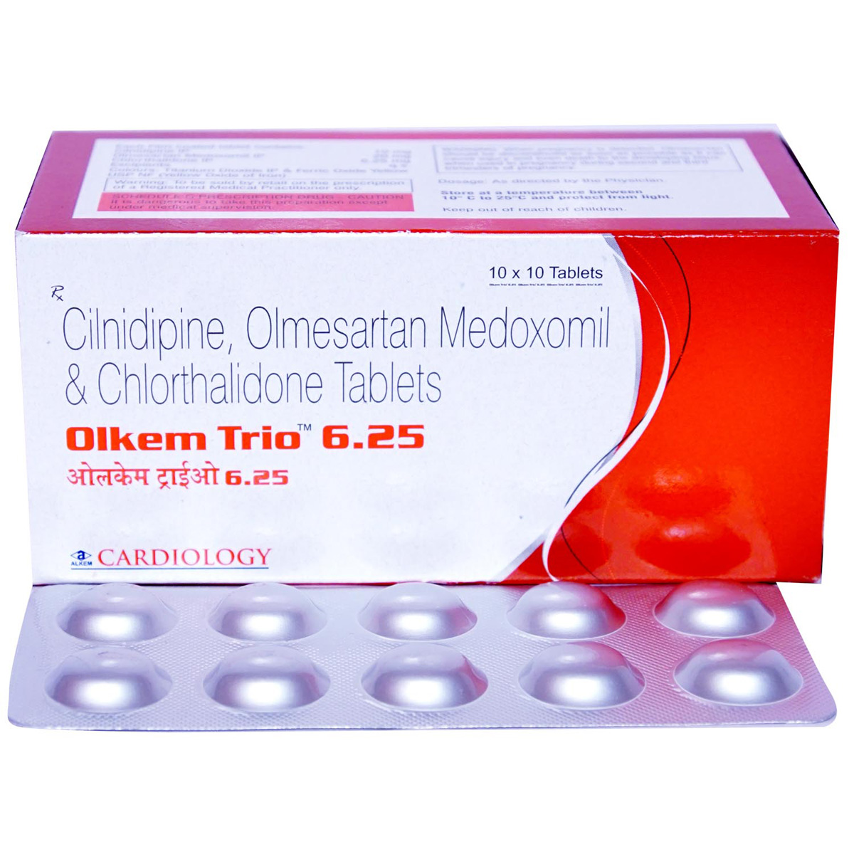 Olkem Trio 6.25 Tablet 10's, Pack of 10 TABLETS Olkem Trio 6.25 Tablet 10's, Pack of 10 TABLETS