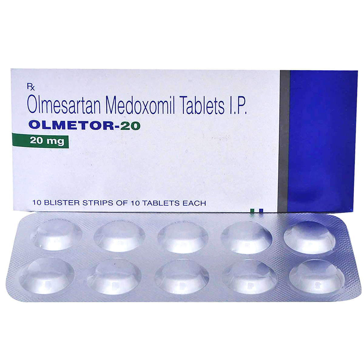 Olmetor 20 Tablet 10's, Pack of 10 TABLETS Olmetor 20 Tablet 10's, Pack of 10 TABLETS