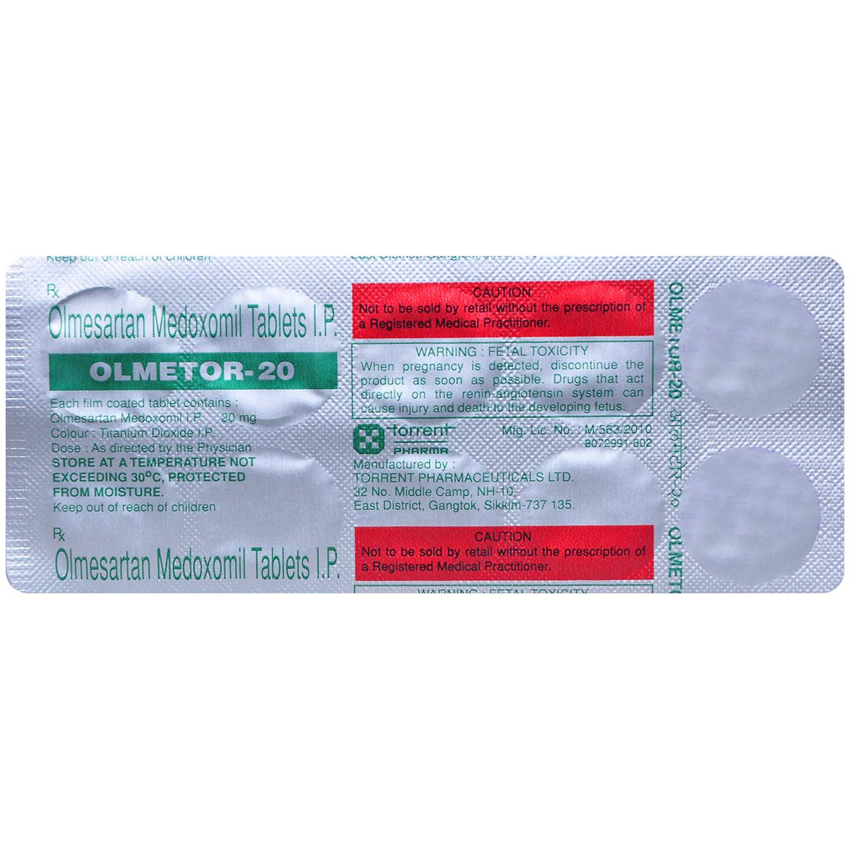 Olmetor 20 Tablet 10's, Pack of 10 TABLETS Olmetor 20 Tablet 10's, Pack of 10 TABLETS