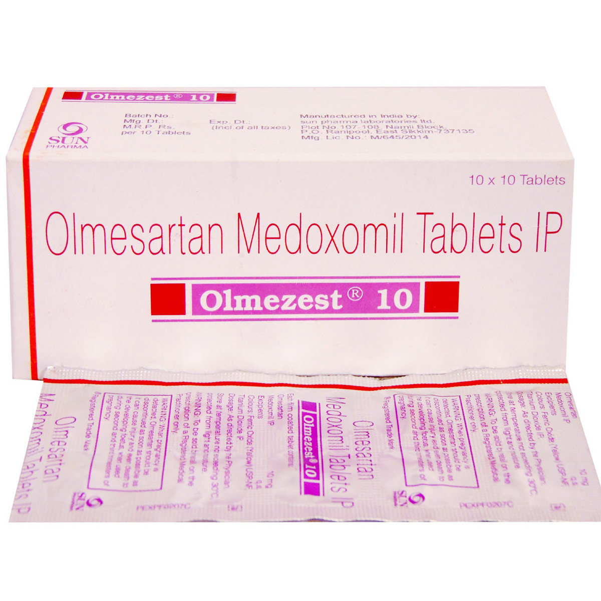 Olmezest 10 Tablet 10's, Pack of 10 TABLETS Olmezest 10 Tablet 10's, Pack of 10 TABLETS
