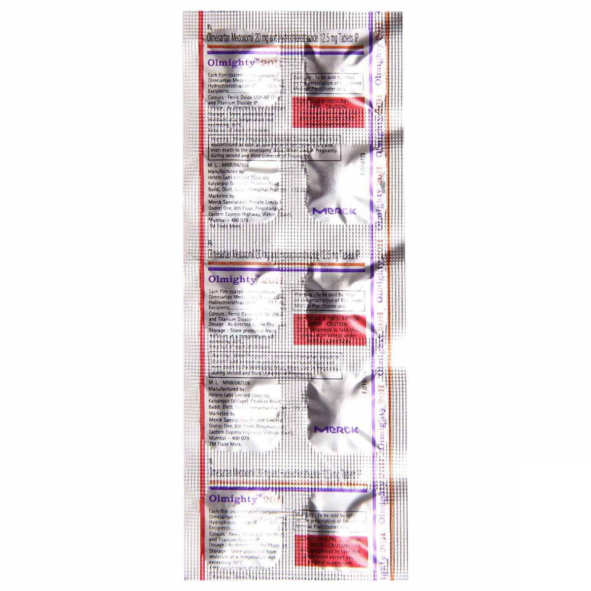 Olmighty 20 H Tablet 10's, Pack of 10 TABLETS Olmighty 20 H Tablet 10's, Pack of 10 TABLETS