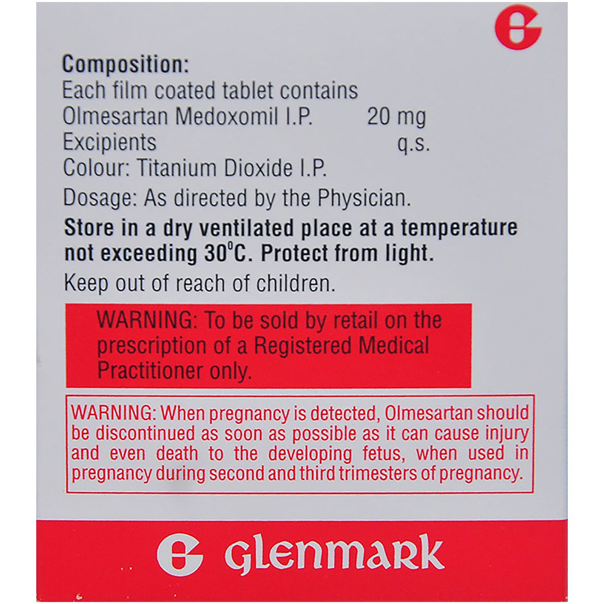 Olmax 20 Tablet 15's, Pack of 15 TABLETS Olmax 20 Tablet 15's, Pack of 15 TABLETS