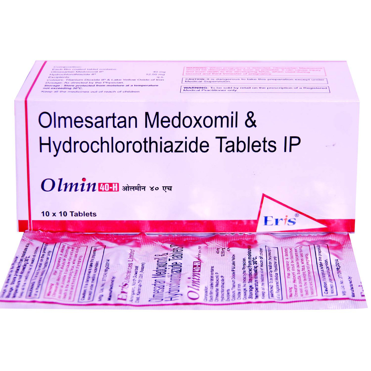 Buy Olmin 40-H Tablet 10's Online