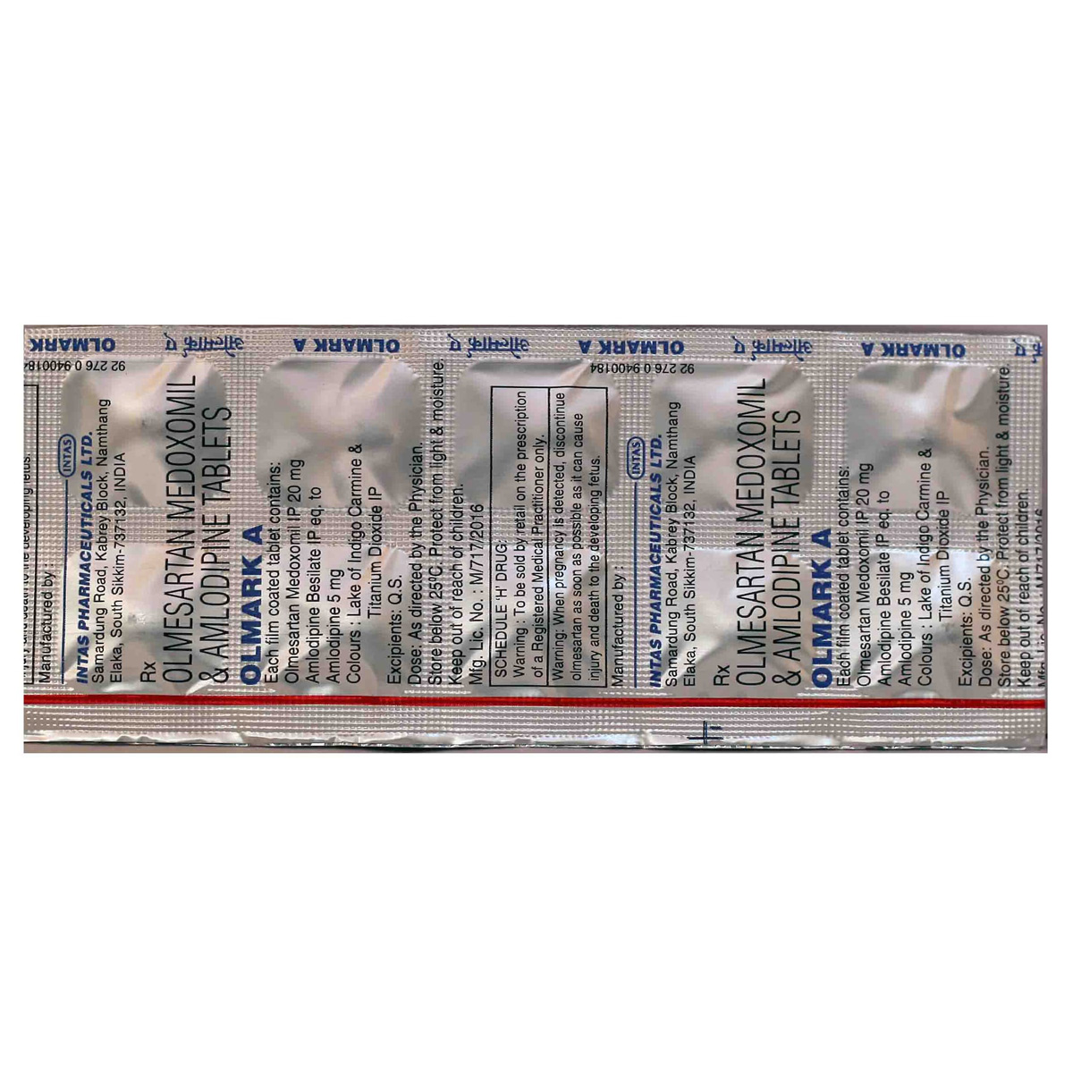 Olmark A Tablet 10's, Pack of 10 TABLETS Olmark A Tablet 10's, Pack of 10 TABLETS