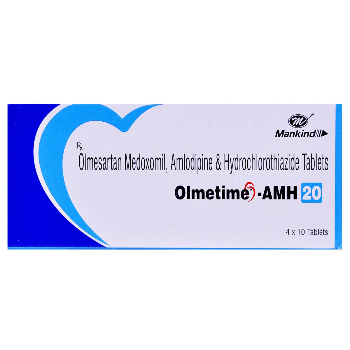 Buy Olmetime AMH 20 Tablet 10's Online