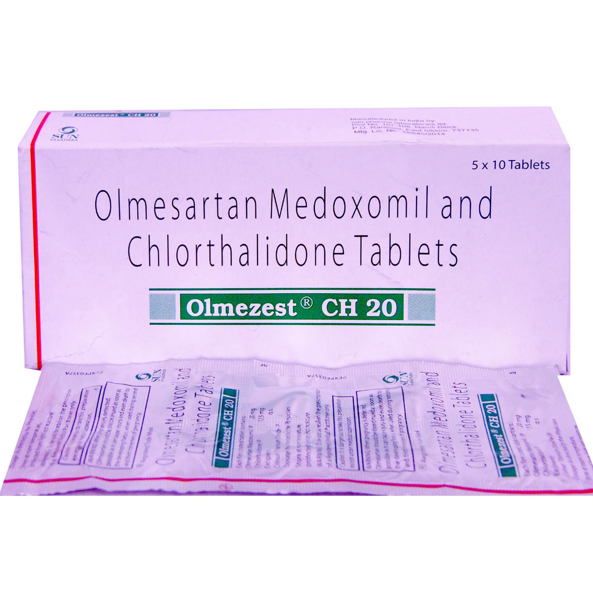 Olmezest CH 20 Tablet 10's, Pack of 10 TABLETS Olmezest CH 20 Tablet 10's, Pack of 10 TABLETS