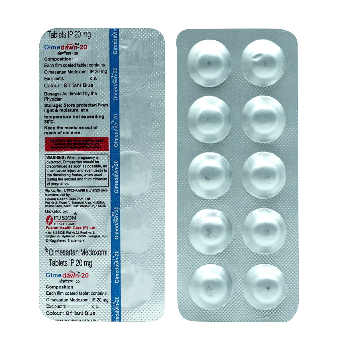 Olmedawn-20 Tablet 10's, Pack of 10 TABLETS Olmedawn-20 Tablet 10's, Pack of 10 TABLETS