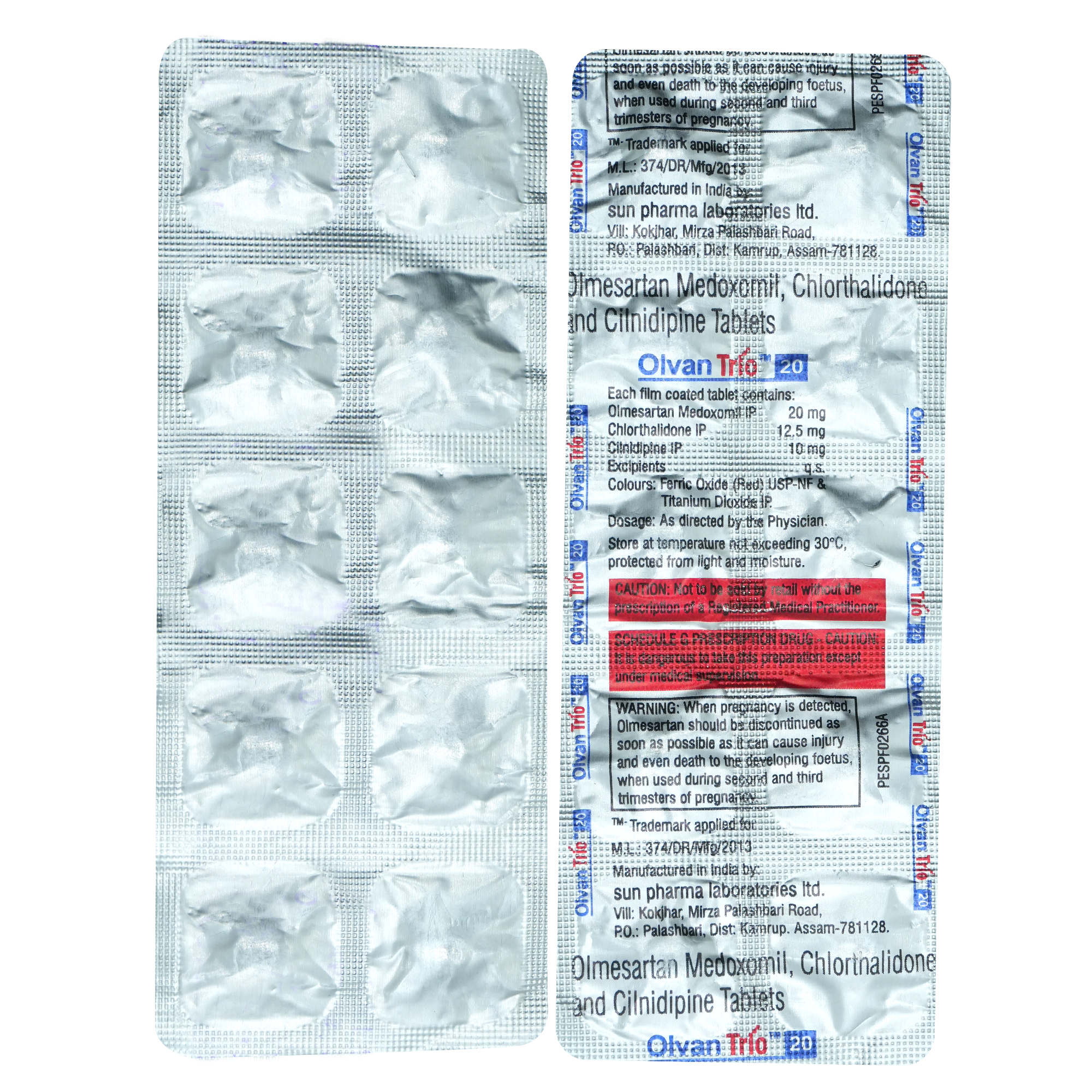 Olvan Trio 40 Tablet 10's, Pack of 10 TABLETS Olvan Trio 40 Tablet 10's, Pack of 10 TABLETS