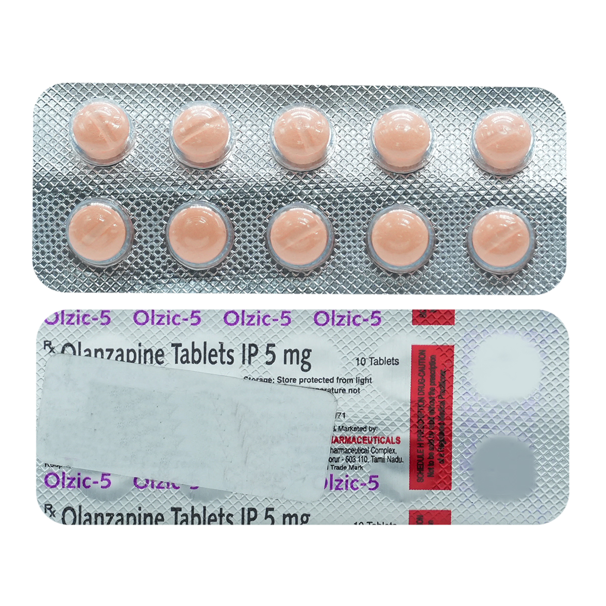 OLZIC 5MG TABLET, Pack of 10 TABLETS OLZIC 5MG TABLET, Pack of 10 TABLETS