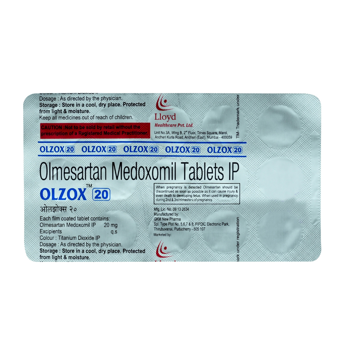 Olzox 20 mg Tablet 15's, Pack of 15 TabletS Olzox 20 mg Tablet 15's, Pack of 15 TabletS