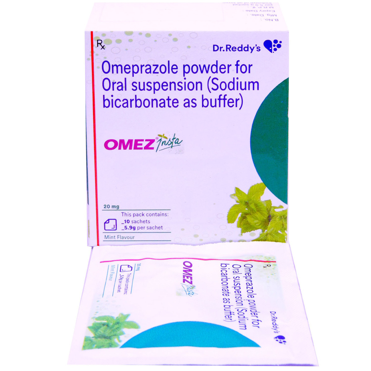 Omez Insta Mint Sachet 5.9 gm, Pack of 1 POWDER Omez Insta Mint Sachet 5.9 gm, Pack of 1 POWDER
