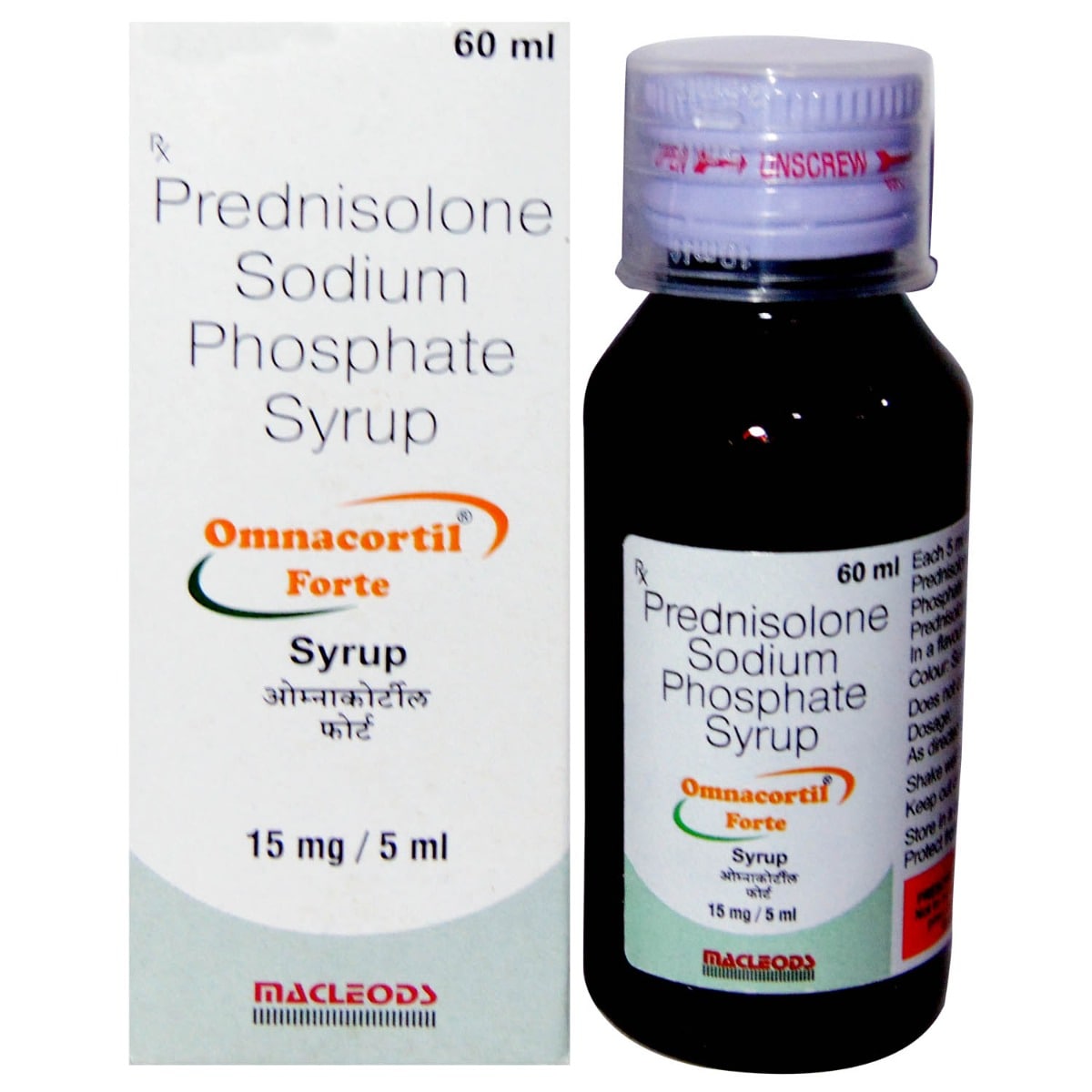 Omnacortil Forte Syrup 60 ml, Pack of 1 Syrup Omnacortil Forte Syrup 60 ml, Pack of 1 Syrup