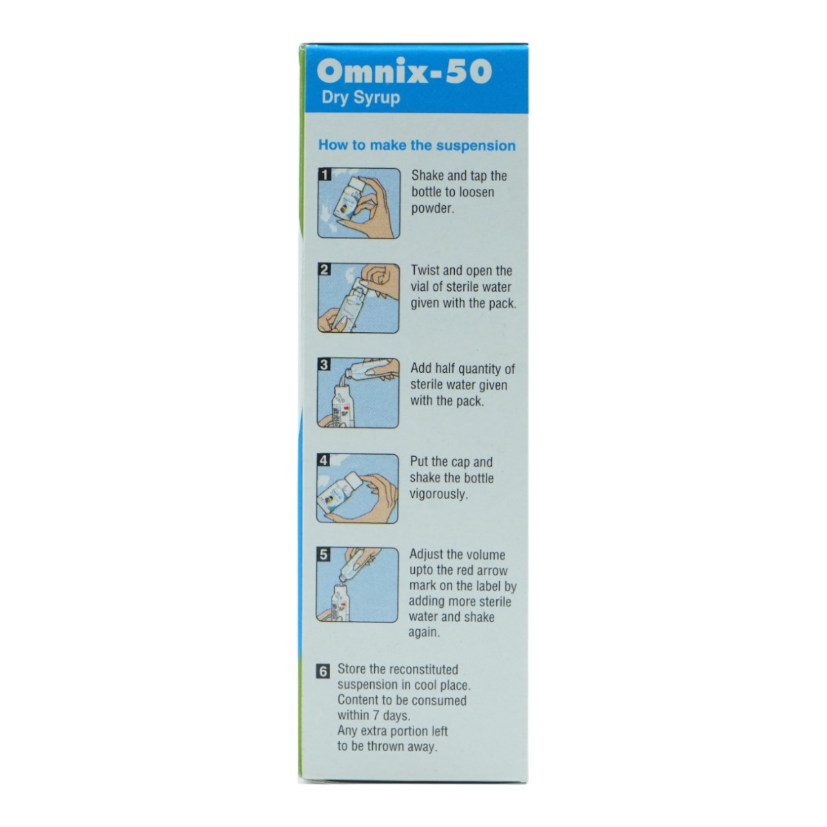 Omnix 50 Dry Syrup 30 ml, Pack of 1 Syrup Omnix 50 Dry Syrup 30 ml, Pack of 1 Syrup