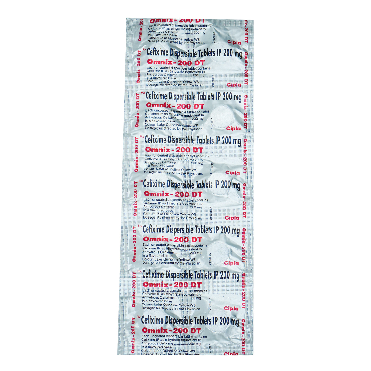 Omnix-200 DT Tablet 10's, Pack of 10 TabletS Omnix-200 DT Tablet 10's, Pack of 10 TabletS