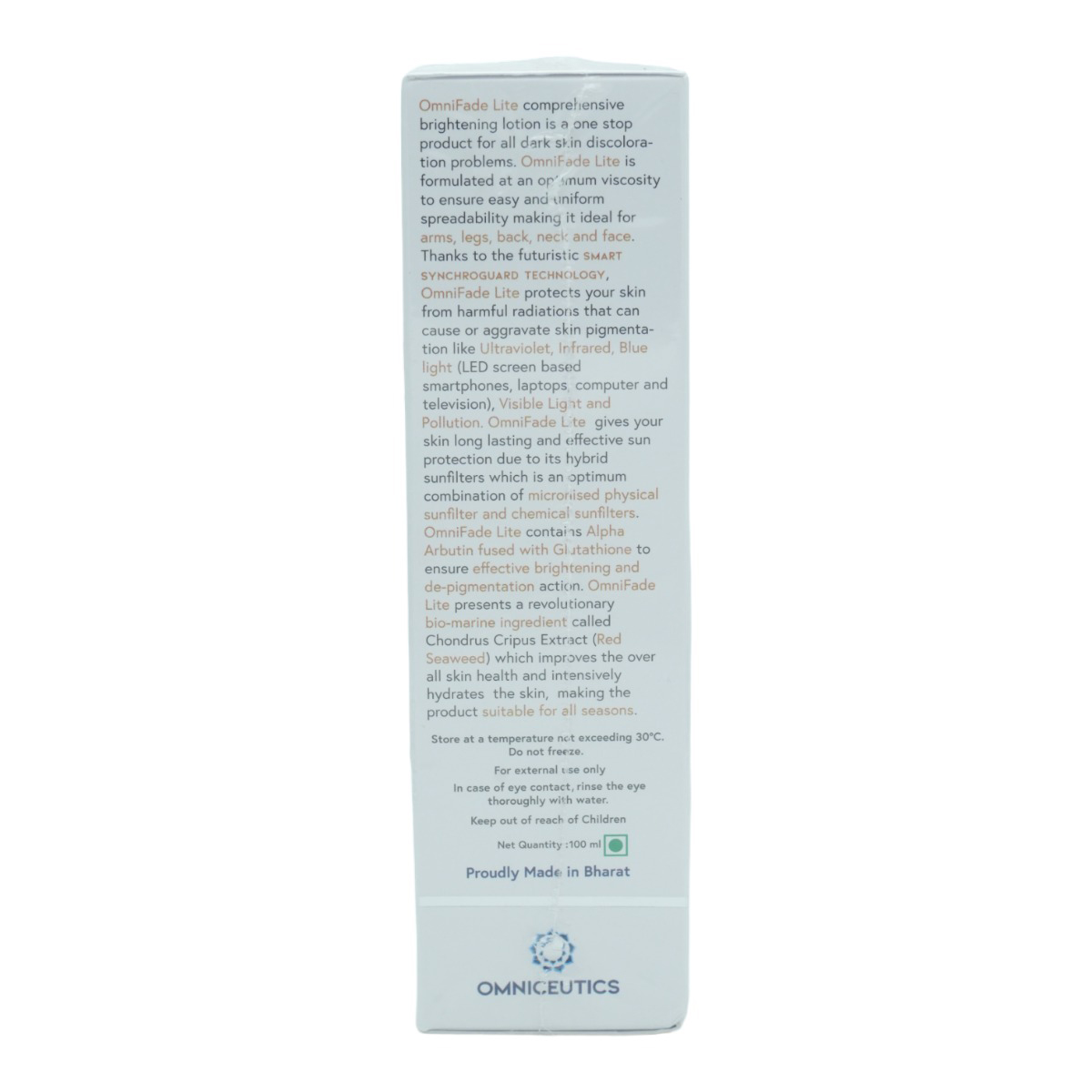 Omnifade Lite Spf 30+ Lotion 100 ml, Pack of 1 Omnifade Lite Spf 30+ Lotion 100 ml, Pack of 1