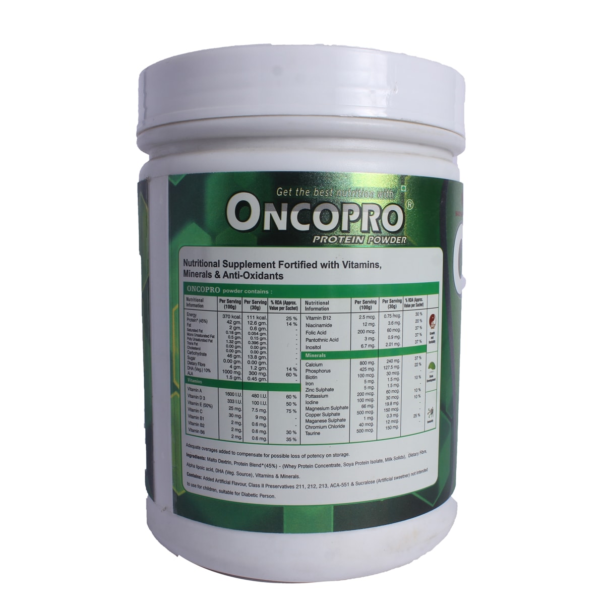 Oncopro Delicious Vanilla Powder 500 gm, Pack of 1 Oncopro Delicious Vanilla Powder 500 gm, Pack of 1