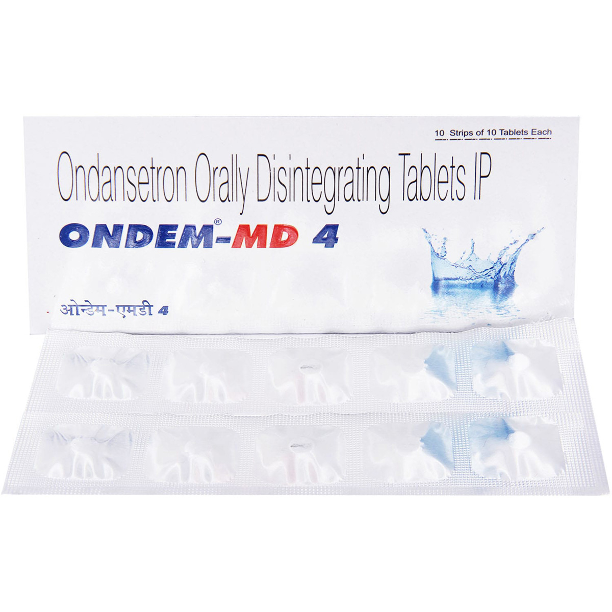 Ondem-MD 4 Tablet 10's, Pack of 10 TABLETS Ondem-MD 4 Tablet 10's, Pack of 10 TABLETS
