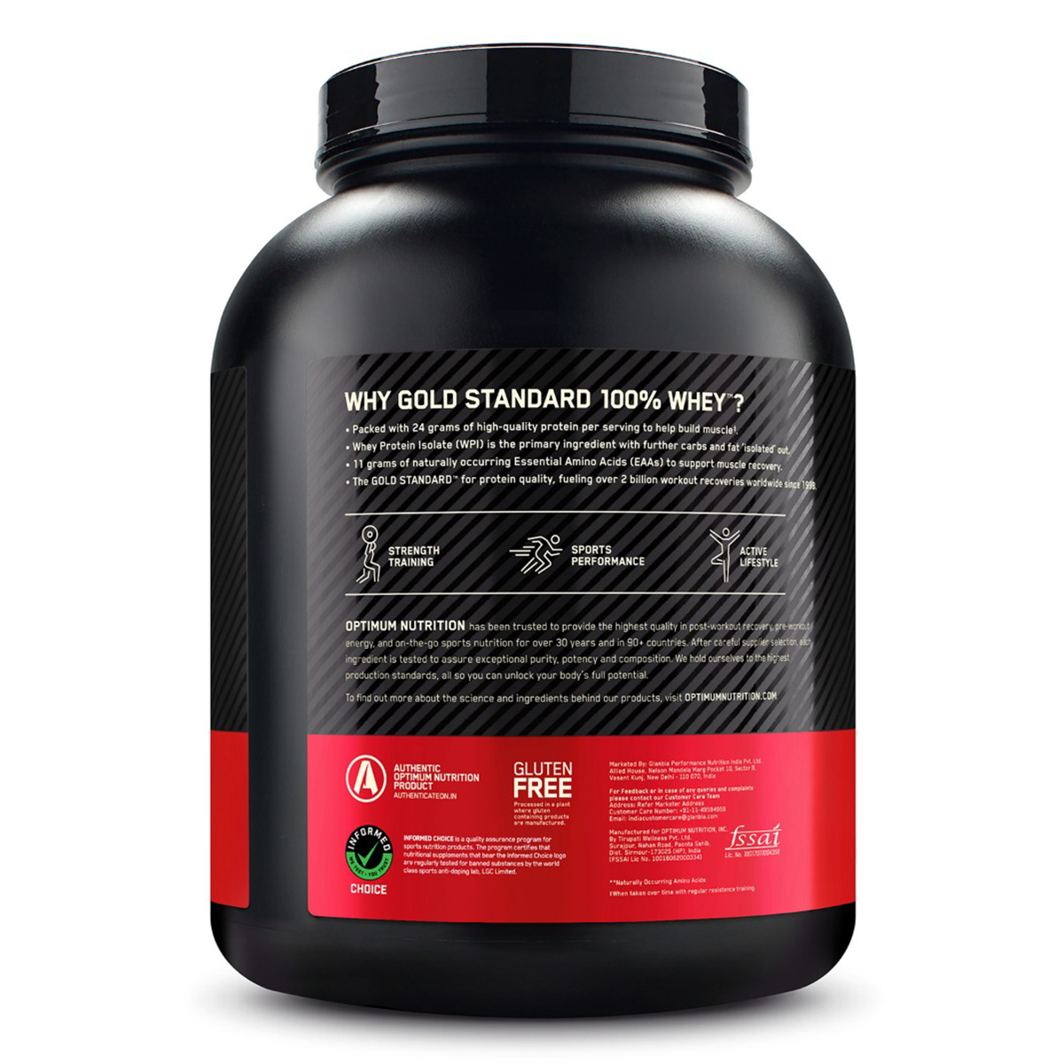 Optimum Nutrition (ON) Gold Standard 100% Whey Protein Double Rich Chocolate Flavour Powder, 2.27 kg, Pack of 1 Optimum Nutrition (ON) Gold Standard 100% Whey Protein Double Rich Chocolate Flavour Powder, 2.27 kg, Pack of 1