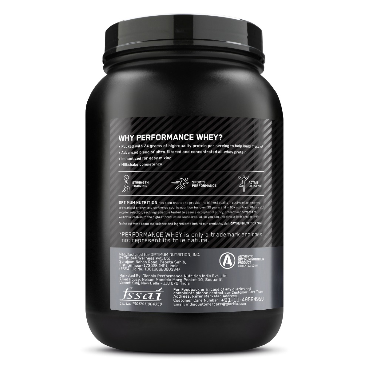 Optimum Nutrition (ON) Performance Whey Protein Chocolate Milkshake Flavour Powder, 1 kg, Pack of 1 Optimum Nutrition (ON) Performance Whey Protein Chocolate Milkshake Flavour Powder, 1 kg, Pack of 1