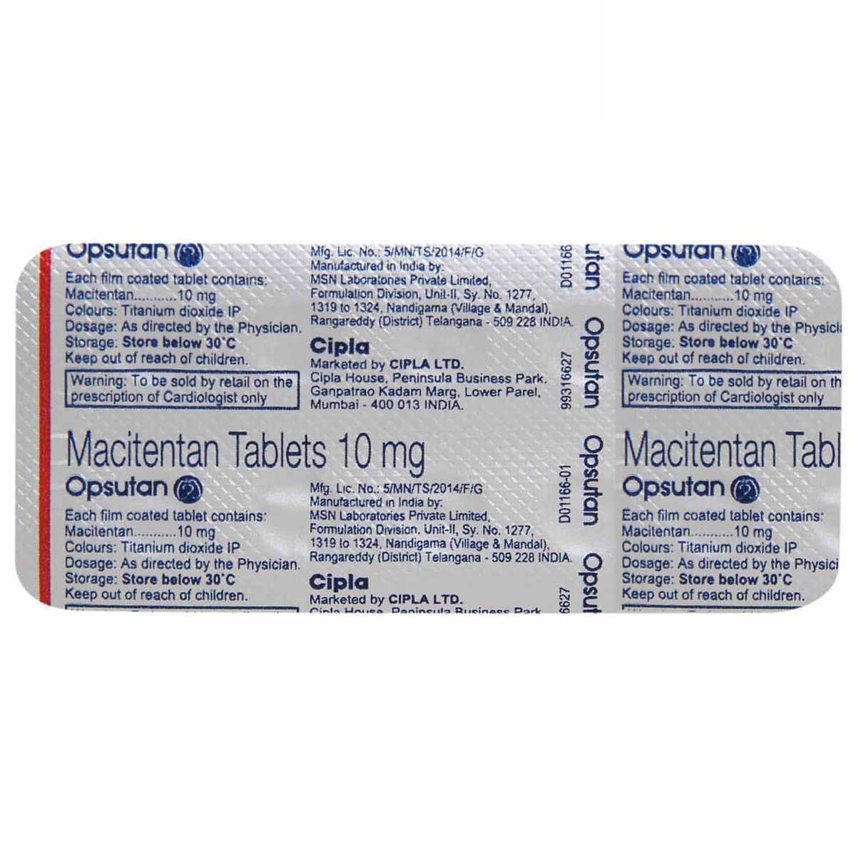 Opsutan Tablet 10's, Pack of 10 TABLETS Opsutan Tablet 10's, Pack of 10 TABLETS