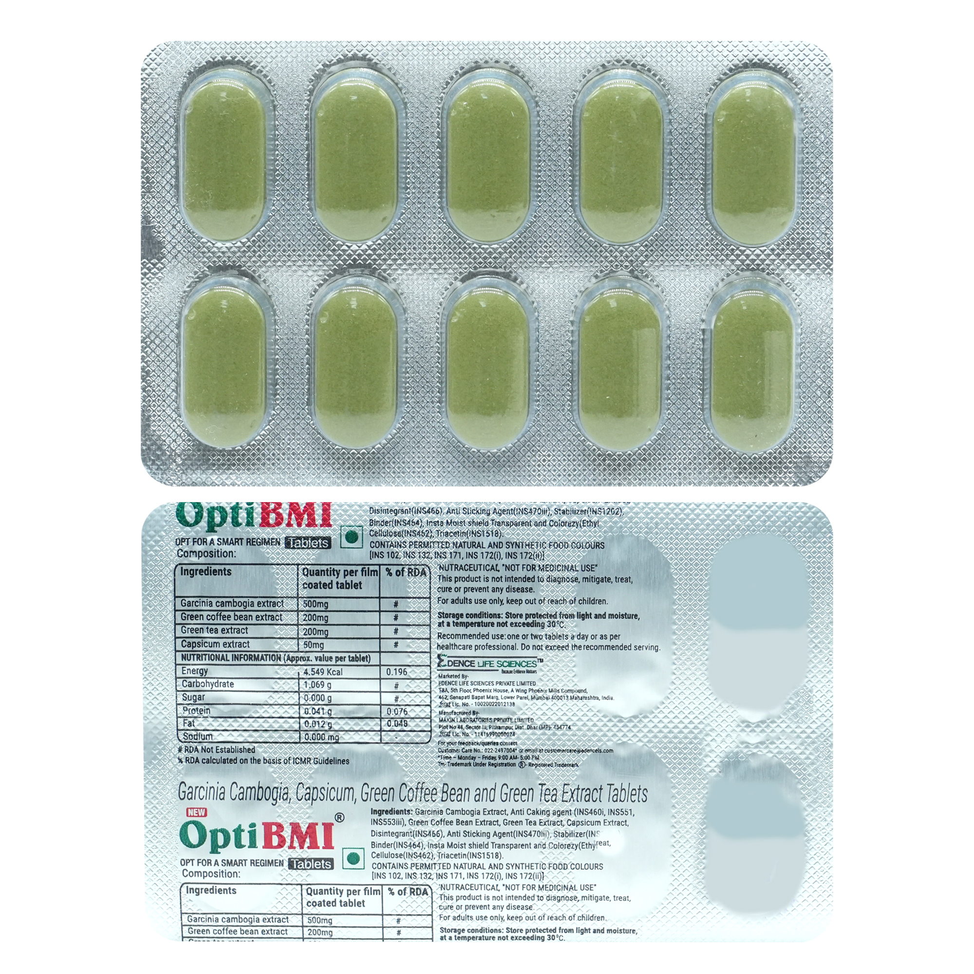 Opti Bmi New Tablet 10's, Pack of 10 Opti Bmi New Tablet 10's, Pack of 10