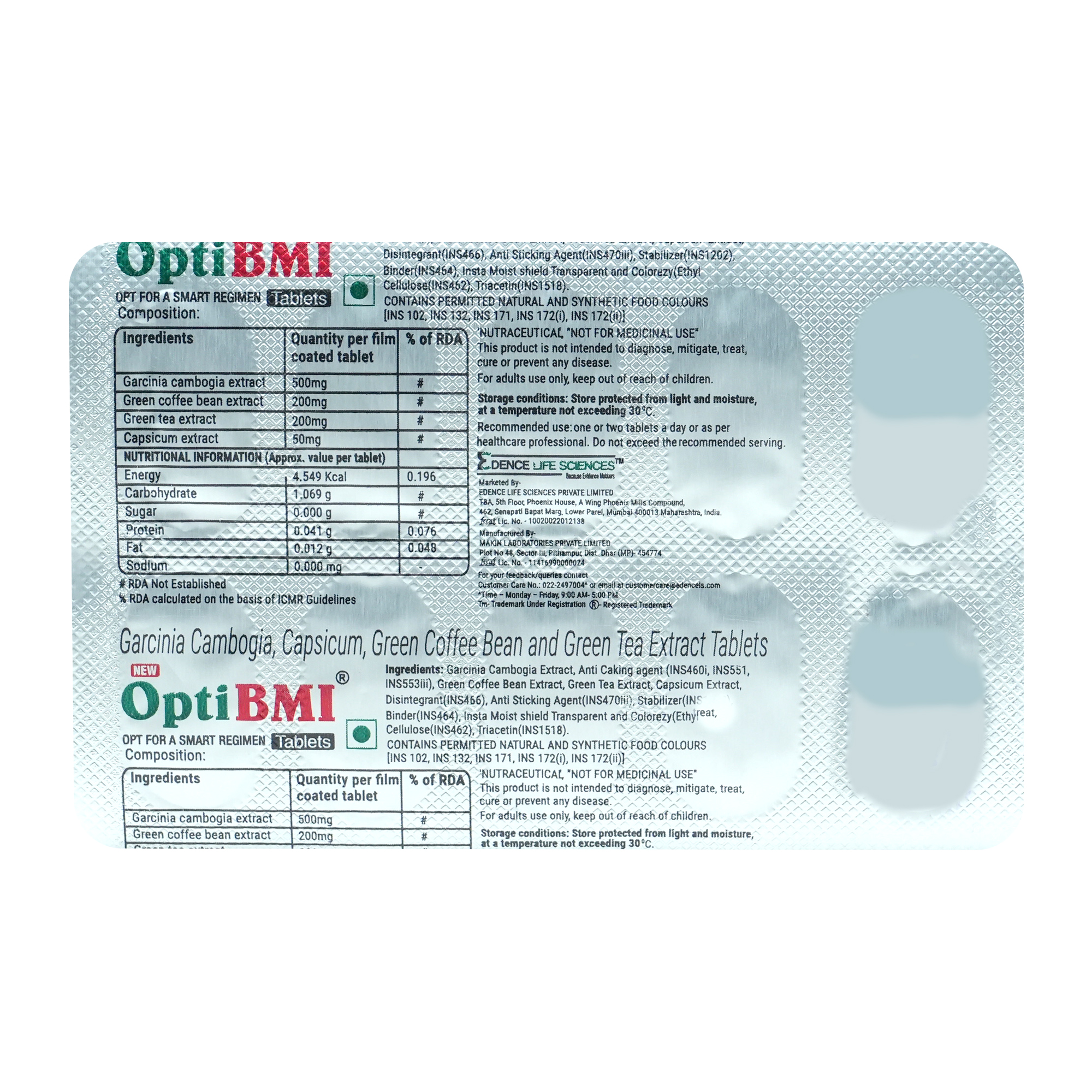 Opti Bmi New Tablet 10's, Pack of 10 Opti Bmi New Tablet 10's, Pack of 10