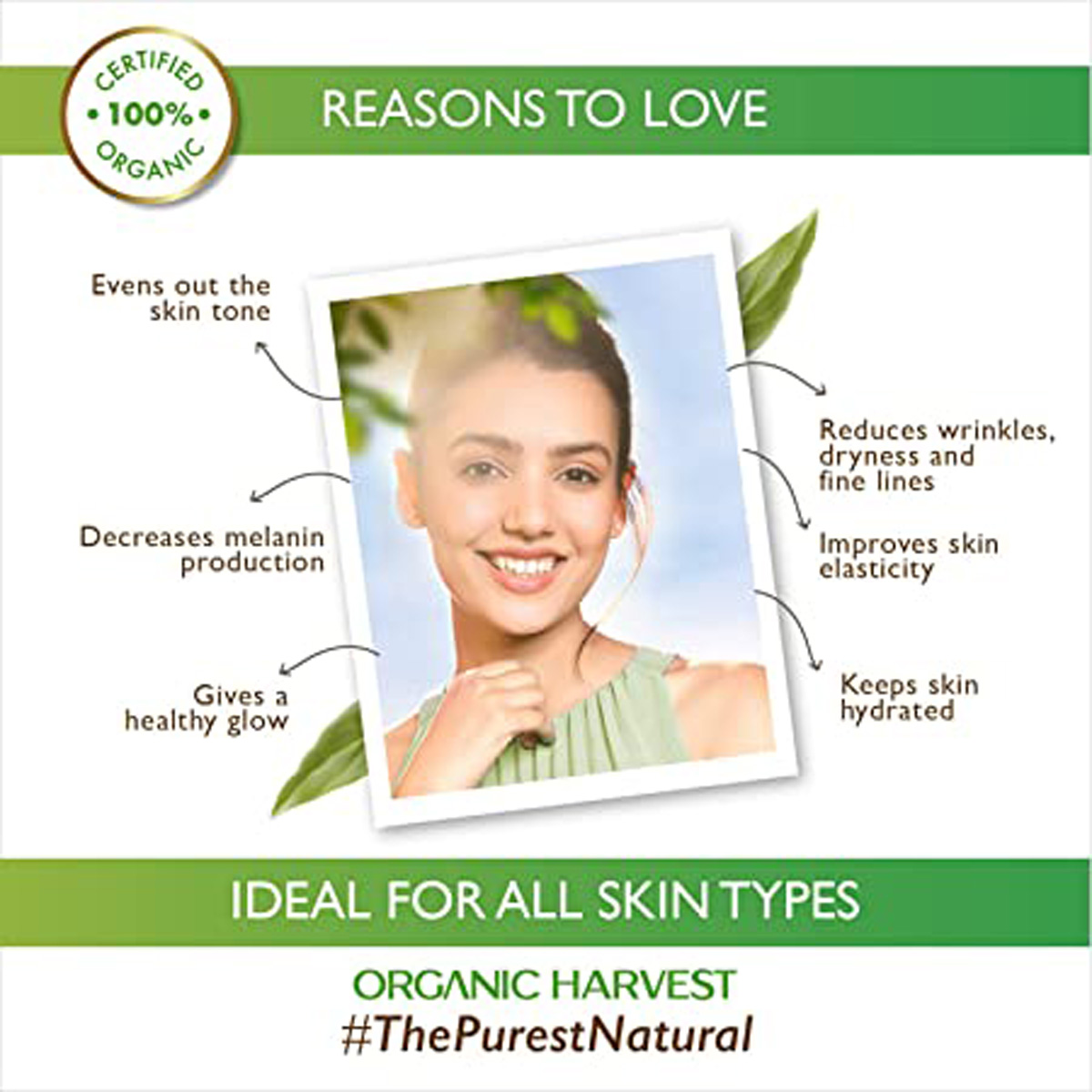 Organic Harvest Anti Pigmentation Serum 30 ml | With Vitamin C, Kakadu Plum, Acai Berry & Almond | Lightens Pigmentation | Hydrates Skin | 100% Certified Organic | For All Skin Type, Pack of 1 Organic Harvest Anti Pigmentation Serum 30 ml | With Vitamin C, Kakadu Plum, Acai Berry & Almond | Lightens Pigmentation | Hydrates Skin | 100% Certified Organic | For All Skin Type, Pack of 1