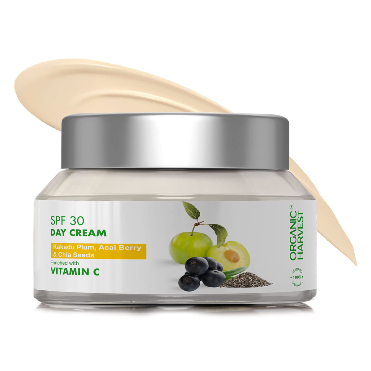 Organic Harvest Daily Day Cream SPF 30, 50 gm, Pack of 1 Organic Harvest Daily Day Cream SPF 30, 50 gm, Pack of 1