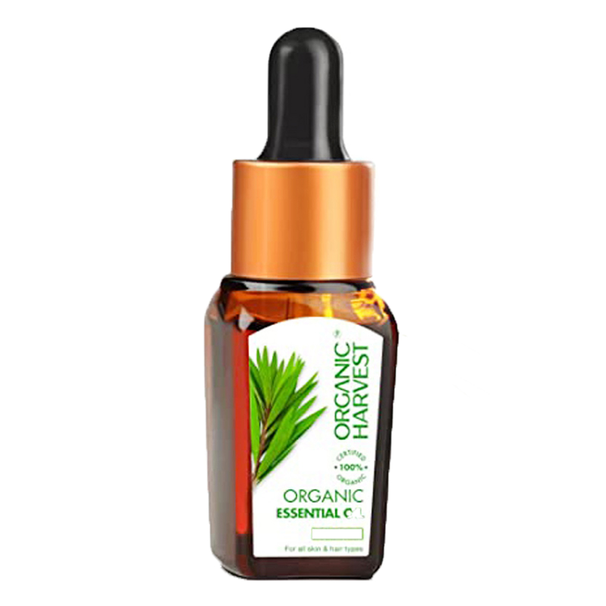 Organic Harvest Tea Tree Essential Oil 10 ml | 100% Certified Organic | For All Skin Type & Hair Types, Pack of 1 Organic Harvest Tea Tree Essential Oil 10 ml | 100% Certified Organic | For All Skin Type & Hair Types, Pack of 1