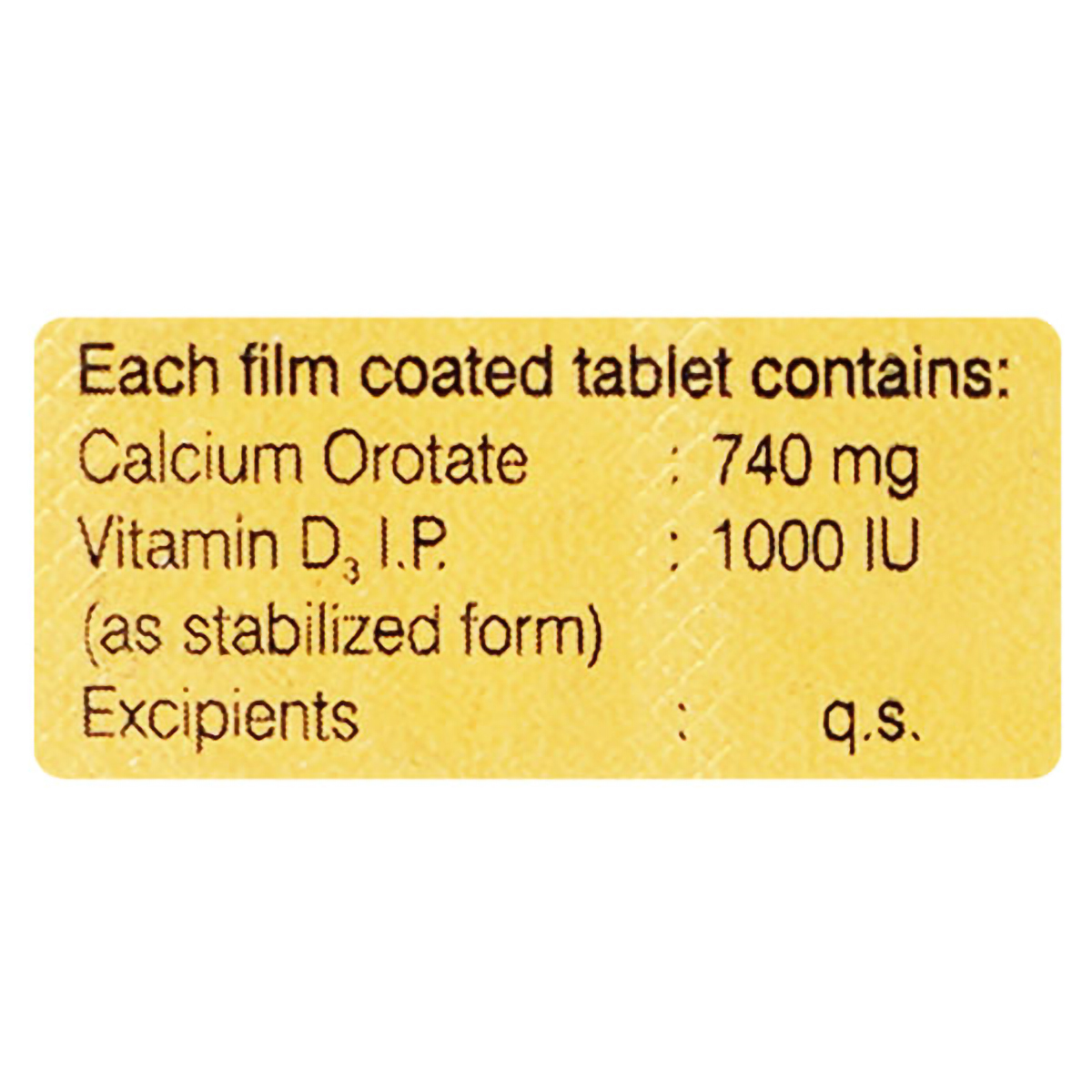 Orotate 3D Tablet 10's, Pack of 10 TABLETS Orotate 3D Tablet 10's, Pack of 10 TABLETS