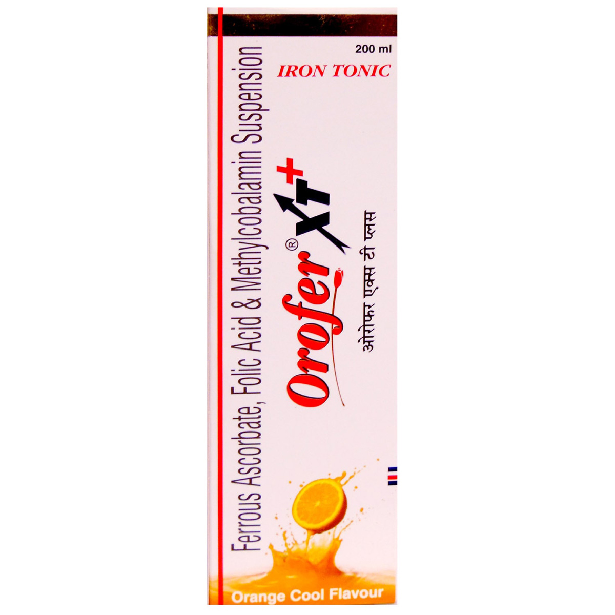 Buy Orofer XT Plus Iron Tonic Orange Suspension 200 ml Online