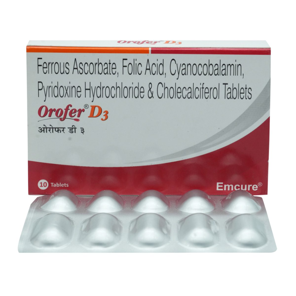 Buy Orofer D3 Tablet 10's Online