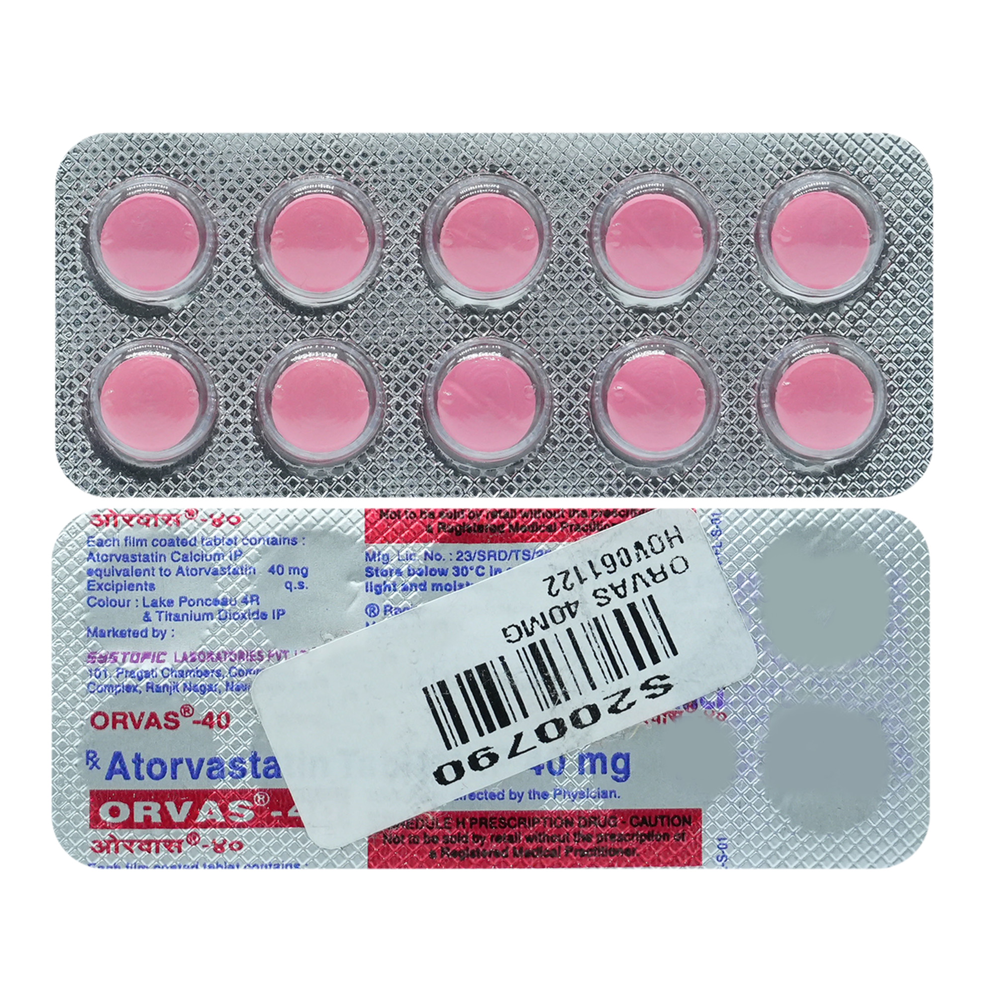 Orvas 40 Tablet 10's, Pack of 10 TABLETS Orvas 40 Tablet 10's, Pack of 10 TABLETS