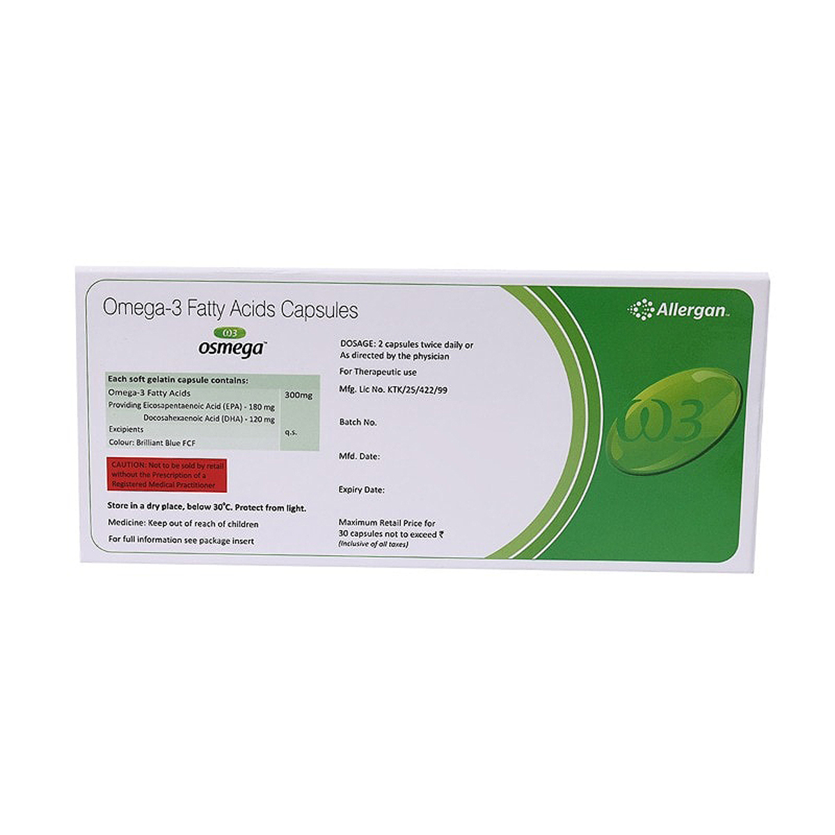 Osmega Capsule 30's, Pack of 30 CAPSULES Osmega Capsule 30's, Pack of 30 CAPSULES