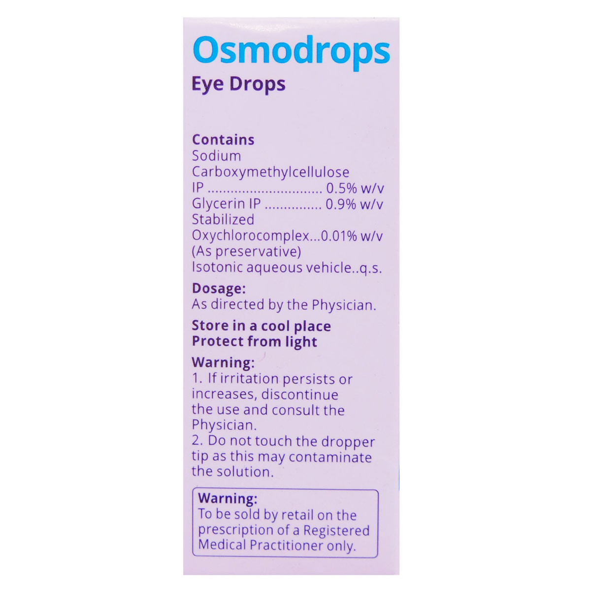 Osmodrops Eye Drops 10 ml, Pack of 1 EYE DROPS Osmodrops Eye Drops 10 ml, Pack of 1 EYE DROPS