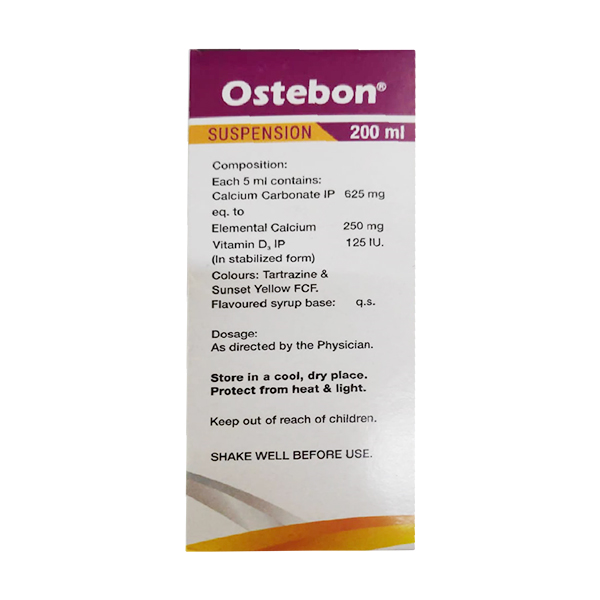 Ostebon Suspension 200 ml, Pack of 1 Suspension Ostebon Suspension 200 ml, Pack of 1 Suspension