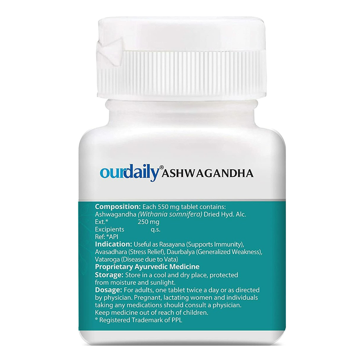 Ourdaily Ashwagandha, 60 Tablets Ourdaily Ashwagandha, 60 Tablets