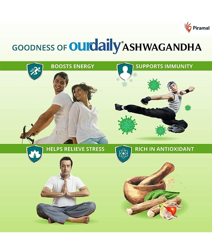 Ourdaily Ashwagandha, 60 Tablets Ourdaily Ashwagandha, 60 Tablets