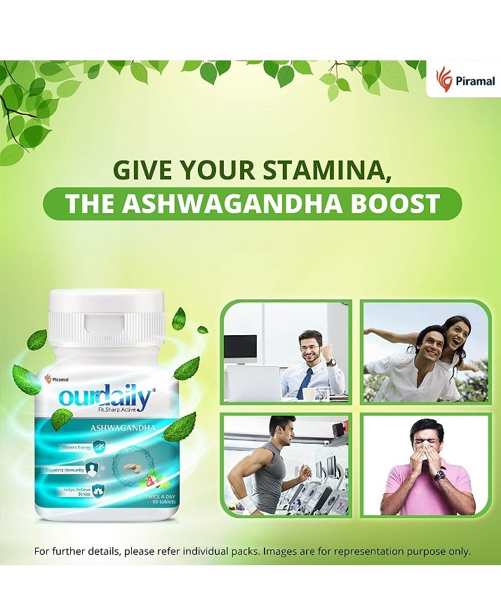 Ourdaily Ashwagandha, 60 Tablets Ourdaily Ashwagandha, 60 Tablets