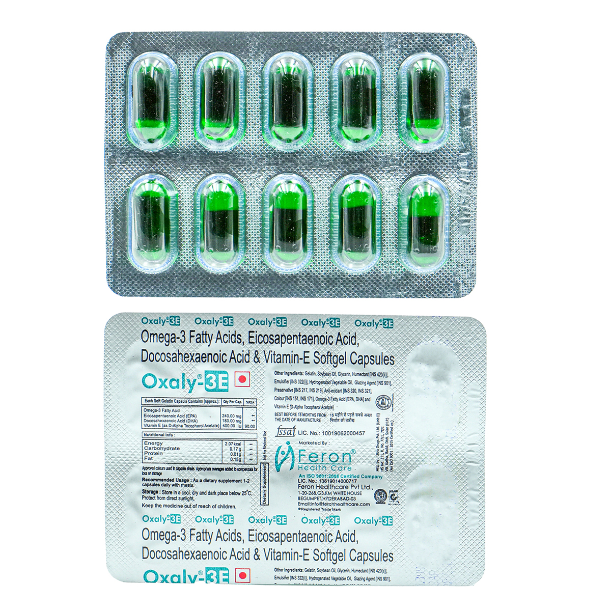 Buy OXALY-3E SOFTGEL CAPSULES 10'S Online