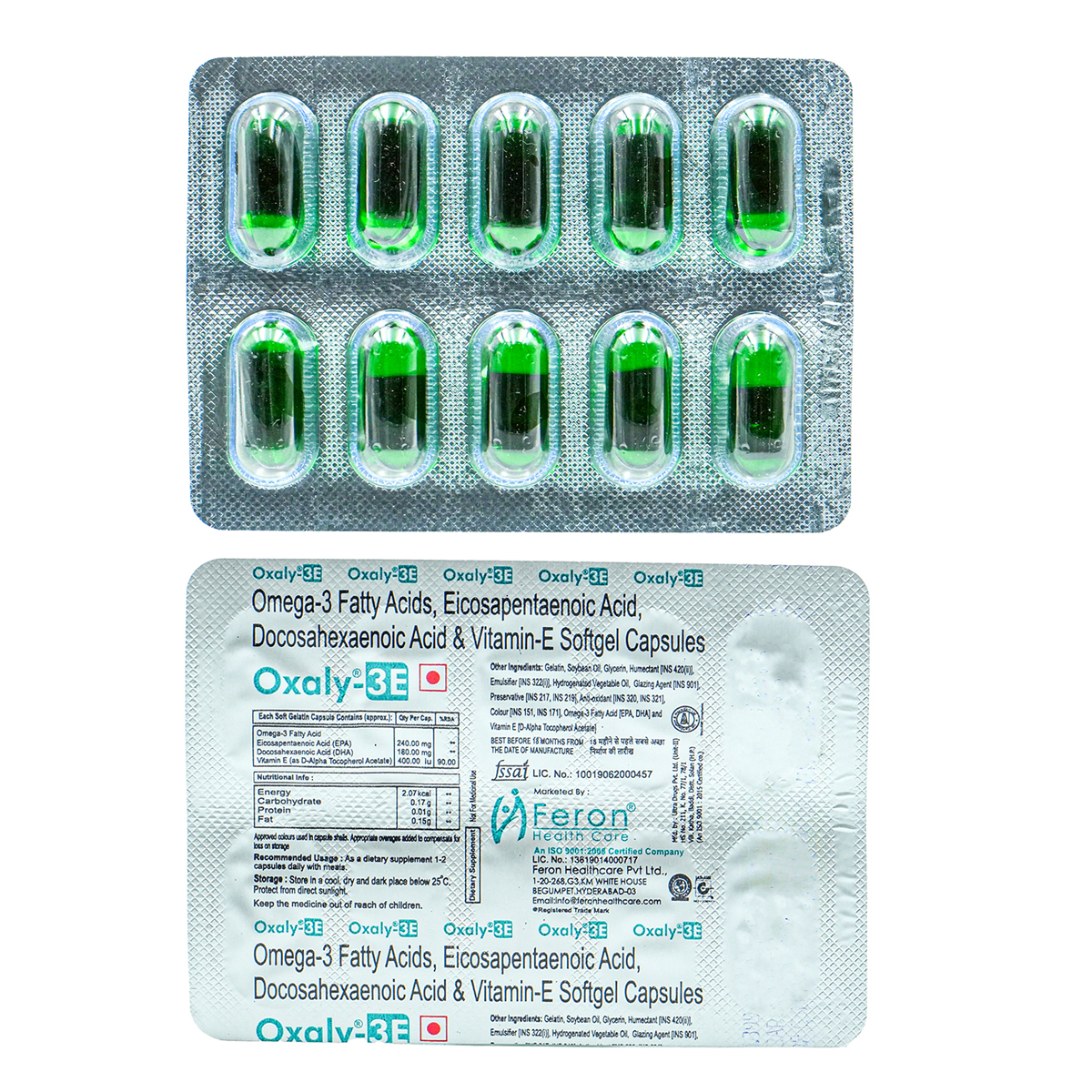 Oxaly-3E Softgel Capsule 10's, Pack of 10 CapsuleS Oxaly-3E Softgel Capsule 10's, Pack of 10 CapsuleS