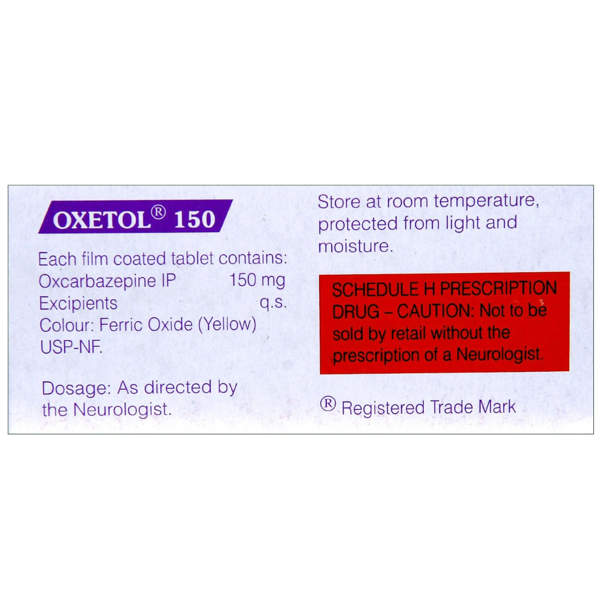 Oxetol 150 Tablet 10's, Pack of 10 TABLETS Oxetol 150 Tablet 10's, Pack of 10 TABLETS