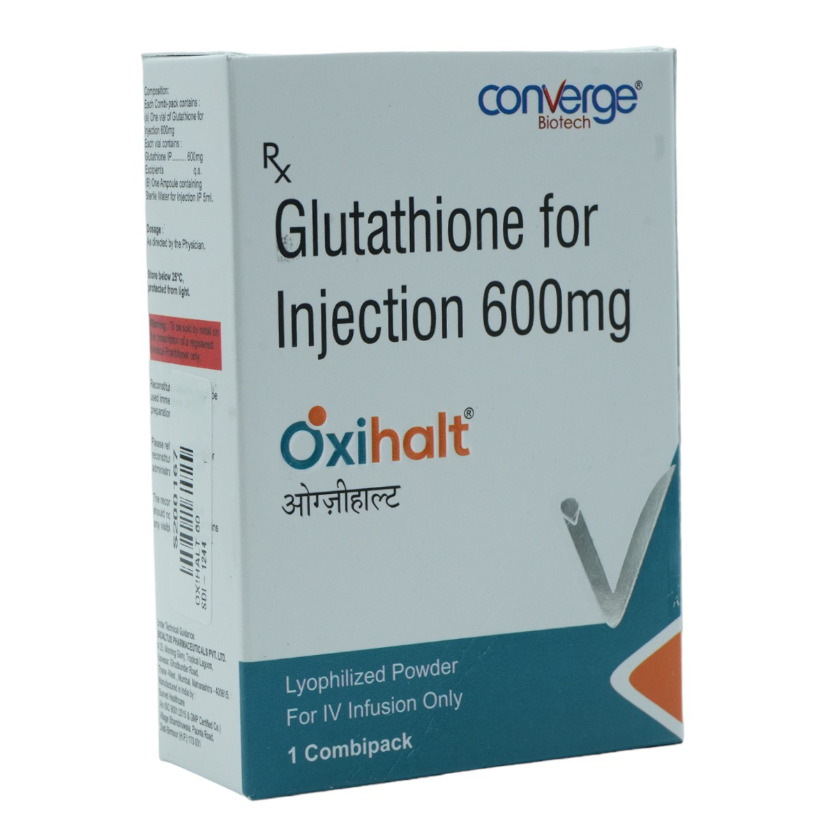 Oxihalt 600 mg Injection 1's, Pack of 1 INJECTION Oxihalt 600 mg Injection 1's, Pack of 1 INJECTION