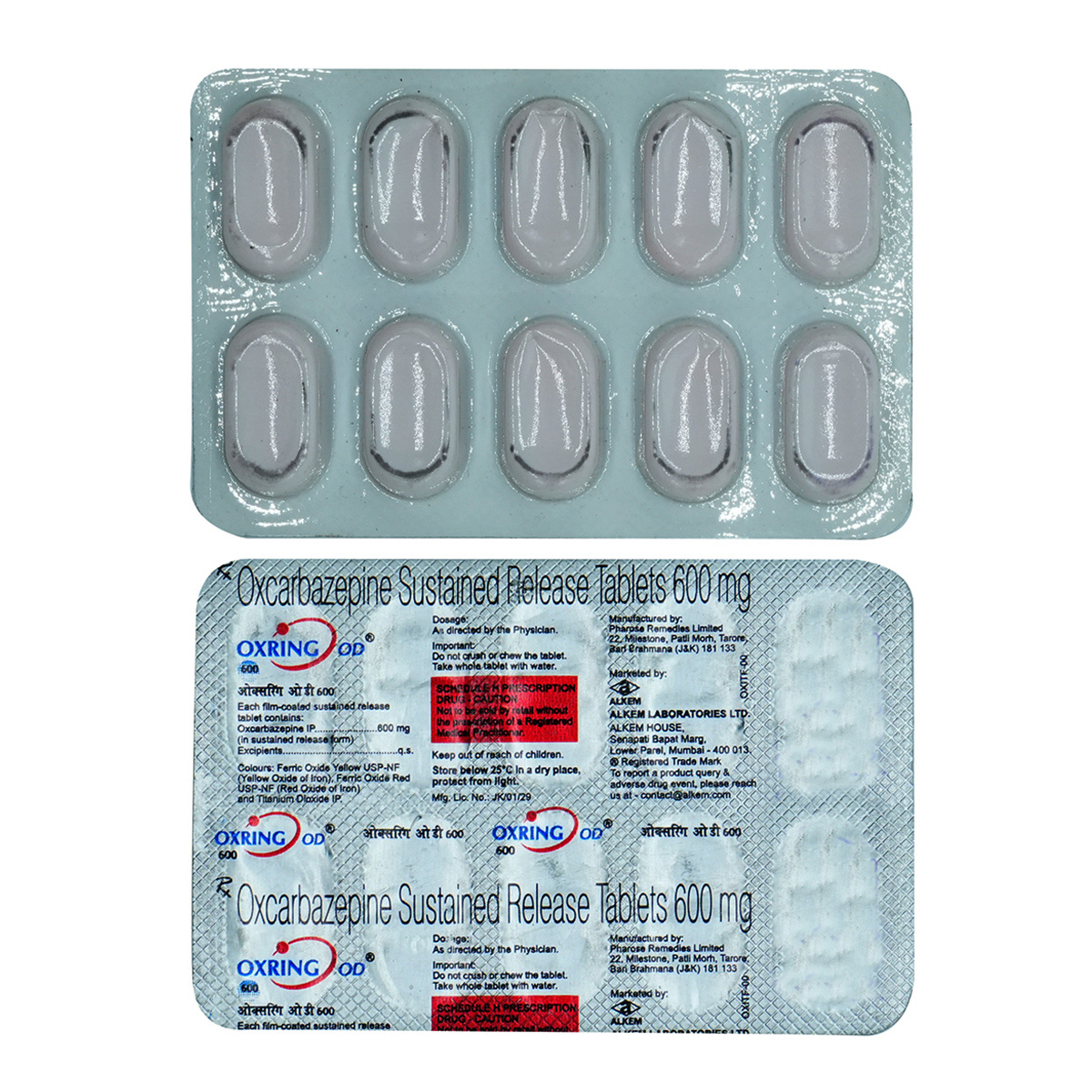 Oxring OD Tablet 10's, Pack of 10 TabletS Oxring OD Tablet 10's, Pack of 10 TabletS