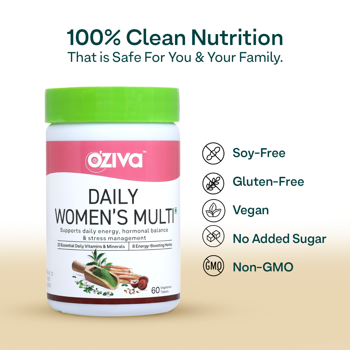 OZiva Daily Women's Multi, 60 Tablets, Pack of 1 OZiva Daily Women's Multi, 60 Tablets, Pack of 1