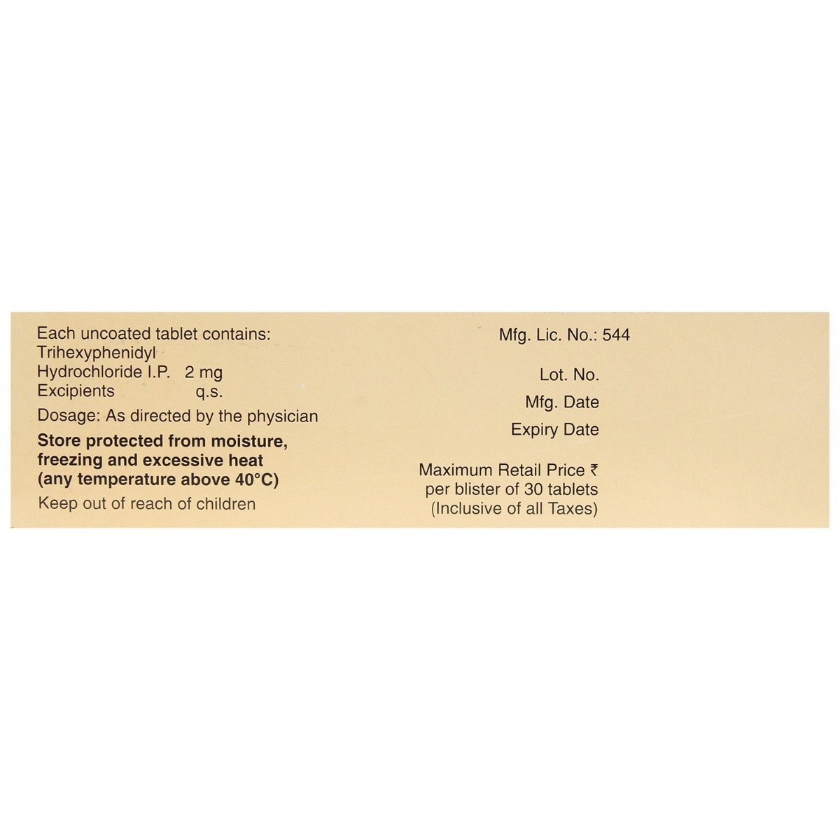 Pacitane Tablet 30's, Pack of 30 TABLETS Pacitane Tablet 30's, Pack of 30 TABLETS