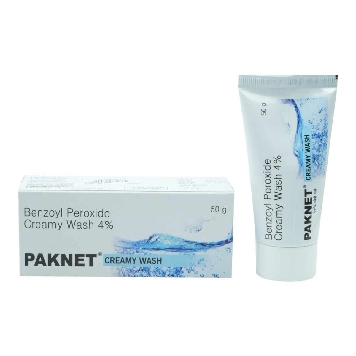 Paknet Creamy Wash 50 gm | Benzoyl Peroxide | For Acne, Pack of 1 CREAM Paknet Creamy Wash 50 gm | Benzoyl Peroxide | For Acne, Pack of 1 CREAM